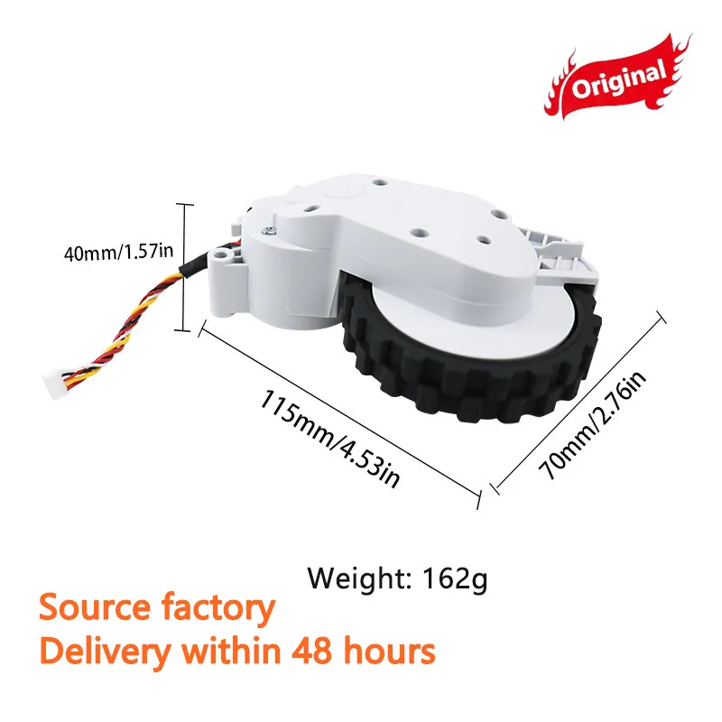 Original L R Motor Drive wheels For Xiaomi Mijia E10 B112 E12 E10C Robot vacuum cleaner replacement Accessories