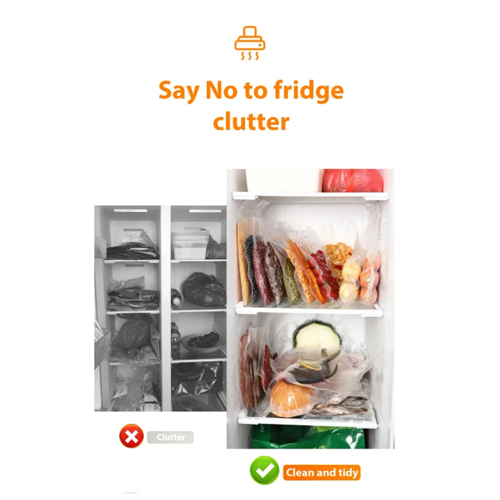 ABWM - Maszyna do pakowania próżniowego z darmowymi 10 workami próżniowymi do użytku domowego, z wtyczką EU