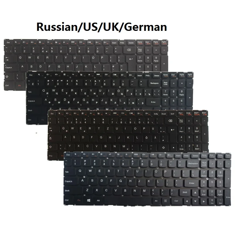 

Russian RU/US/UK/German GR laptop keyboard For Lenovo Yoga 500-15 500-15IBD 500-15IHW 500-15ISK