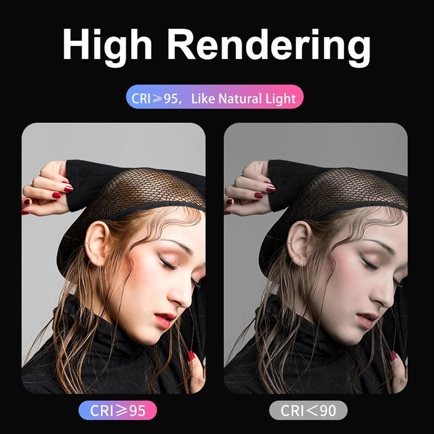 Ulanzi VL66 RGB 2500-6500K Mini cámara de vídeo luz portátil 2000mAh 95 + lámpara de relleno LED regulable para cámara de acción de videocámara DSLR