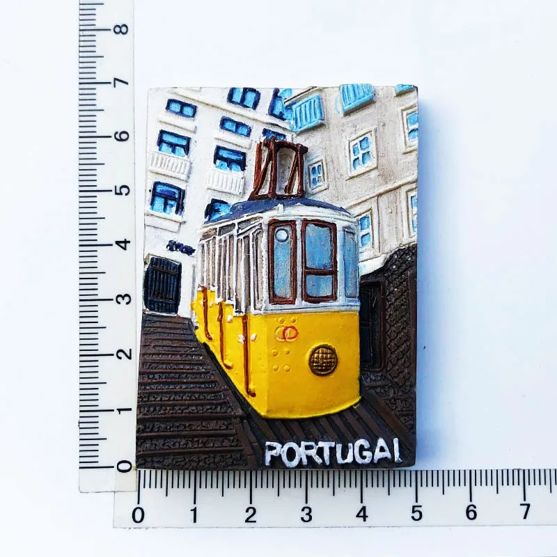 Decorative Fridge Magnet Souvenir Creative Magnetic Refrigerator Stickers World Country Portugal Lisboa Travel Handicraft Gifts