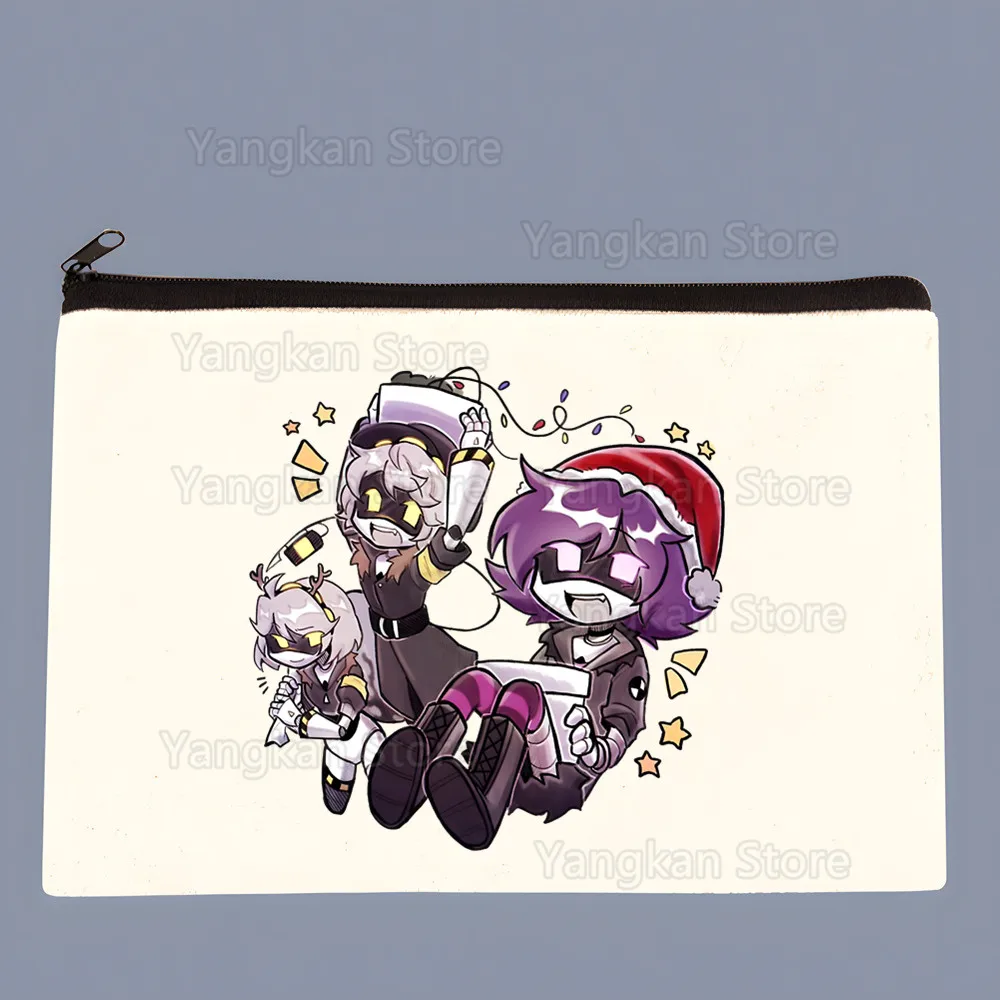 Murder Drones Wallet Blank Canvas Coin Purse Custom Logo Storage Pouch Canvas Bag  New Coin Bag Key Coin Purse