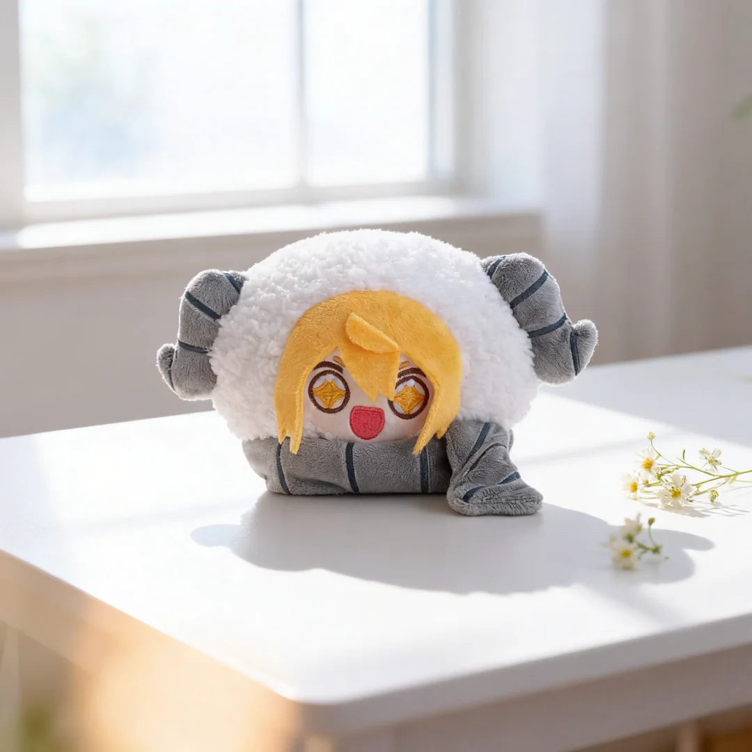 Don Quixote Sheep Plush Toy Limbus Company Game Character Don Quixote Merch Soft Stuffed Sheep Image Plushie Gift for Fans