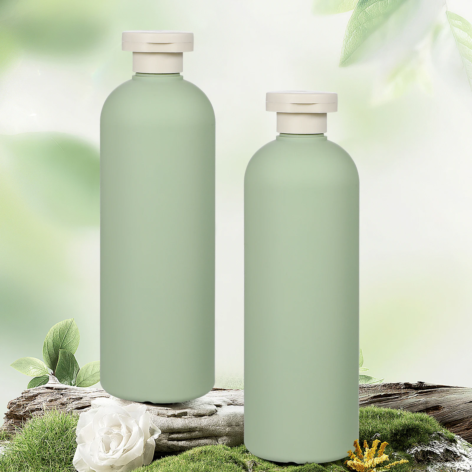 2 قطعة زجاجات السفر غطاء الوجه مانعة للتسرب إعادة الملء ضغط الحاويات لمستلزمات التجميل غسول الشامبو زجاجات شامبو السفر #5