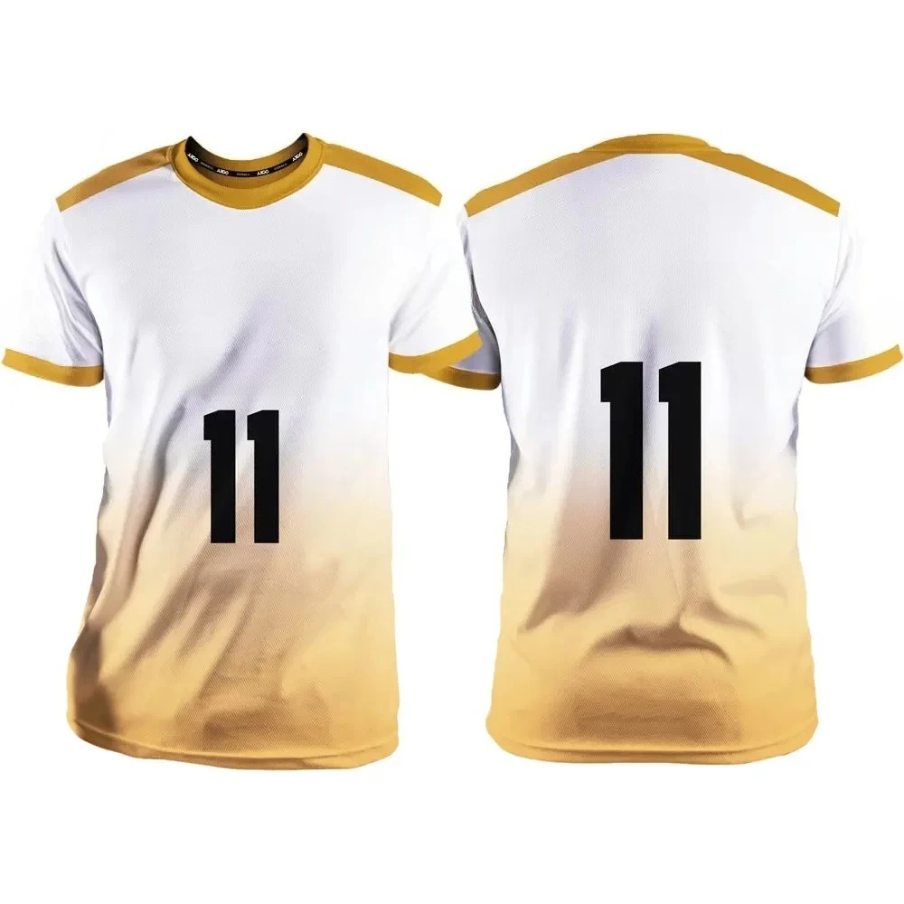 白い漫画アニメコスプレメンズジャージー夏半袖子供用Tシャツ3Dプリントトップス2025ファッションレディースTシャツ