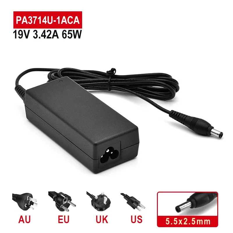 

For TOSHIBA 19V 3.42A ADP-60JH AB PA3714U-1ACA laptop power AC adapter charger Satellite A135-S2386 L455 C655D L505D