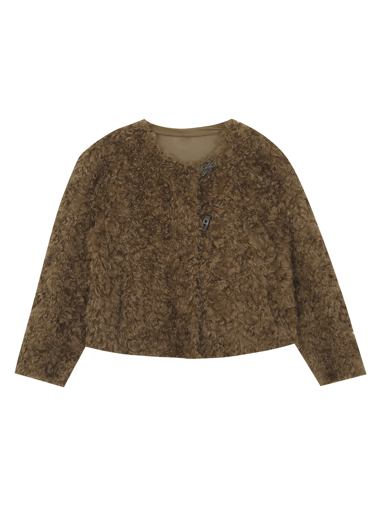 

Red Celebri Хлопковое женское пальто на осень-зиму New Faion кофейного цвета, теплое пальто для поездок на работу, прямой крой