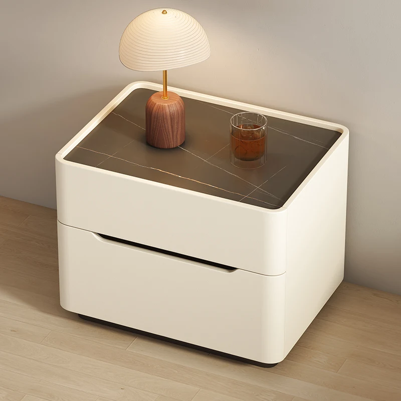 

Storage Comfortable Wooden Unique Elegant Modern Design Light Luxury Nightstands High-quality Mueble Auxiliar Room Furniture
