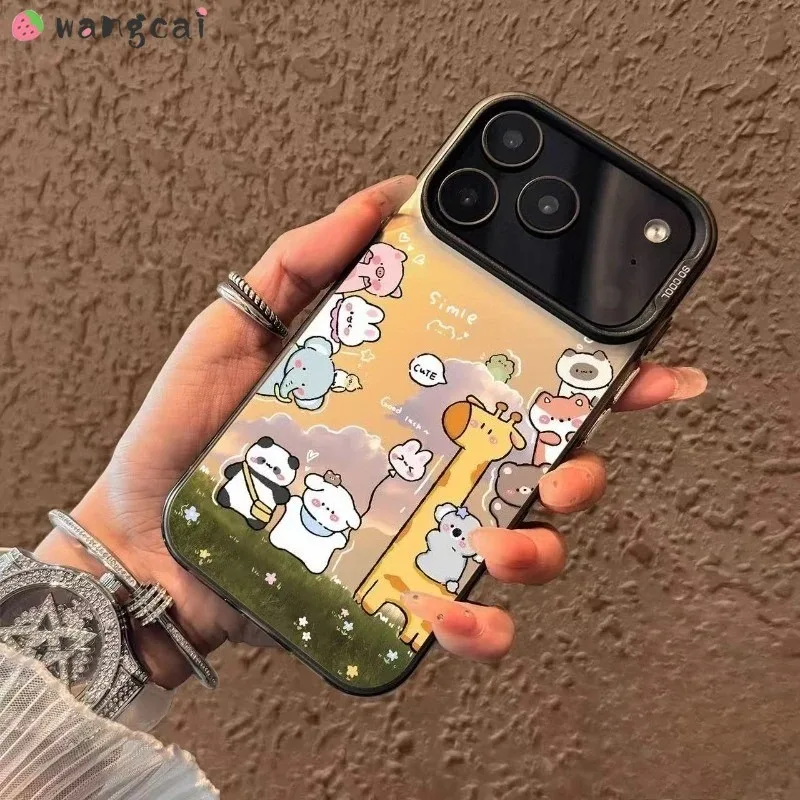 ل Realme 14T 14 13 Pro 12 11 Pro Plus 14X 12X 11X 10 9 Pro 9i 5G 4G جراب هاتف الكرتون الكتابة على الجدران الكلب أرنب غطاء