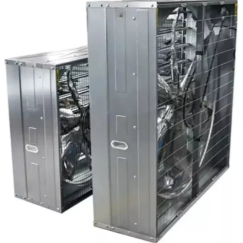 Industrieller, an der Wand montierter Edelstahl-Abluftventilator mit Kugellager und Unterdruck, Axialfluss, elektrischer OEM-Schwerhammer