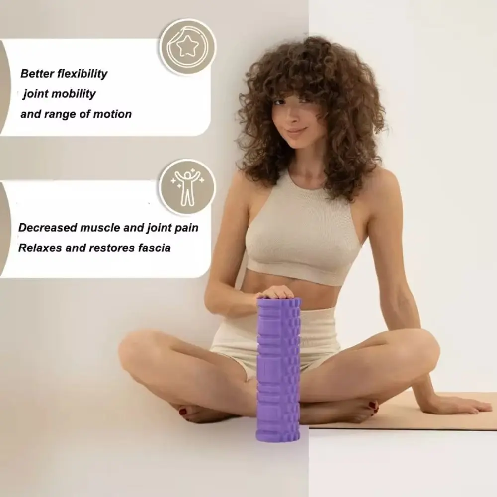 EVA Foam Fitness Back Roll High Density Trigger Point Yoga Foam Roller Stable Non-slip Fitness Yoga Column Sports Supplies