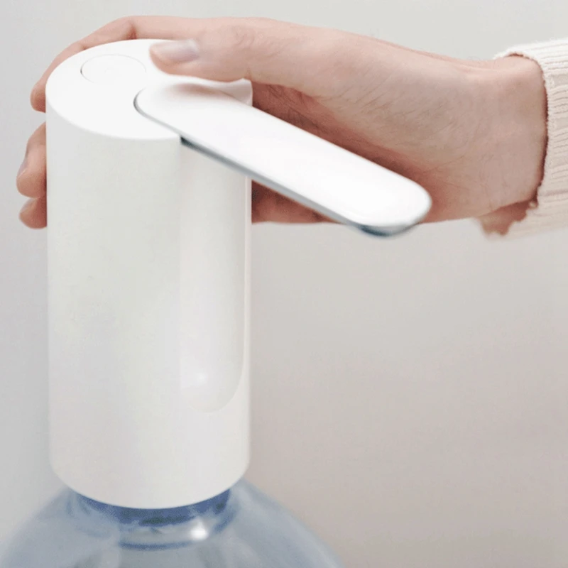 Bomba de botella de agua plegable, dispensador automático USB, Control de botón, dispensador de agua eléctrico portátil para el hogar