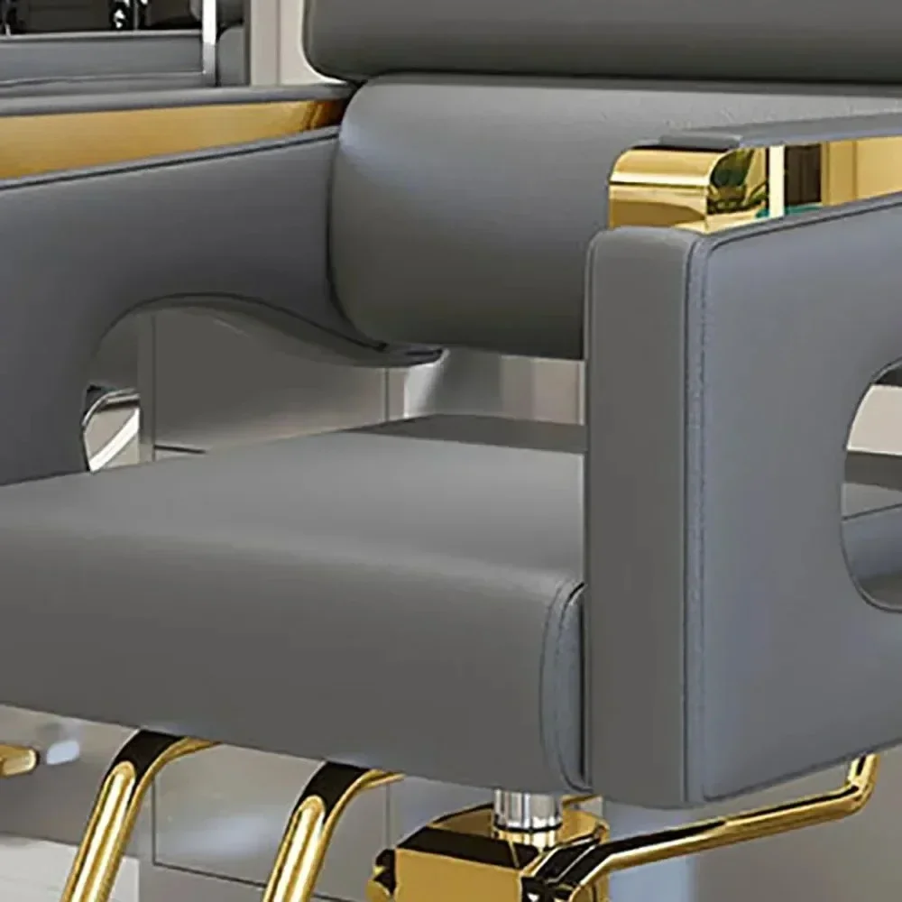 كرسي حلاق بسيط إسكندنافي عصري لصالونات التجميل الجمالية كرسي تصفيف الشعر المريح أثاث الشعر المخصص من Kapperstoel