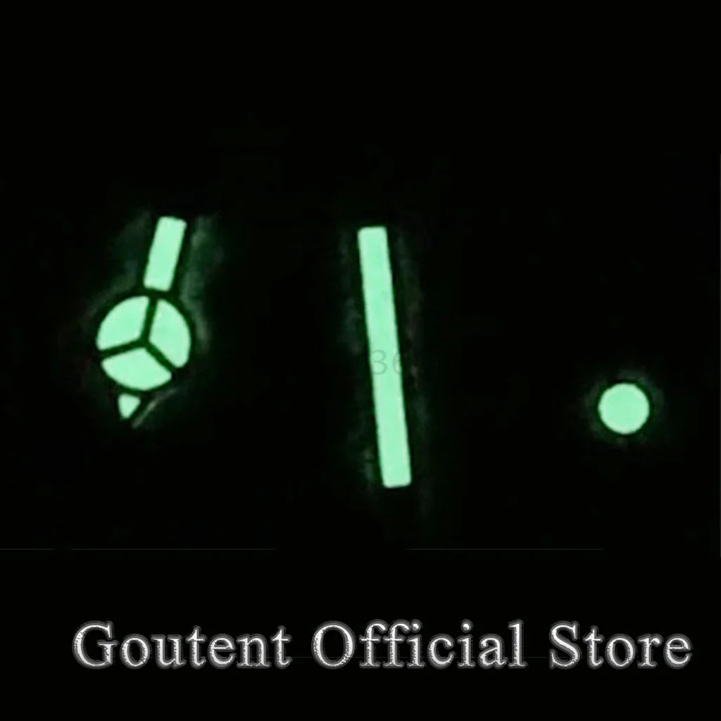 Goutent Silver Super Green Luminous Watch Hands fit NH35 NH36 ETA 2836 2824 DG2813 3804 Miyota 8215 8205 821A Movement