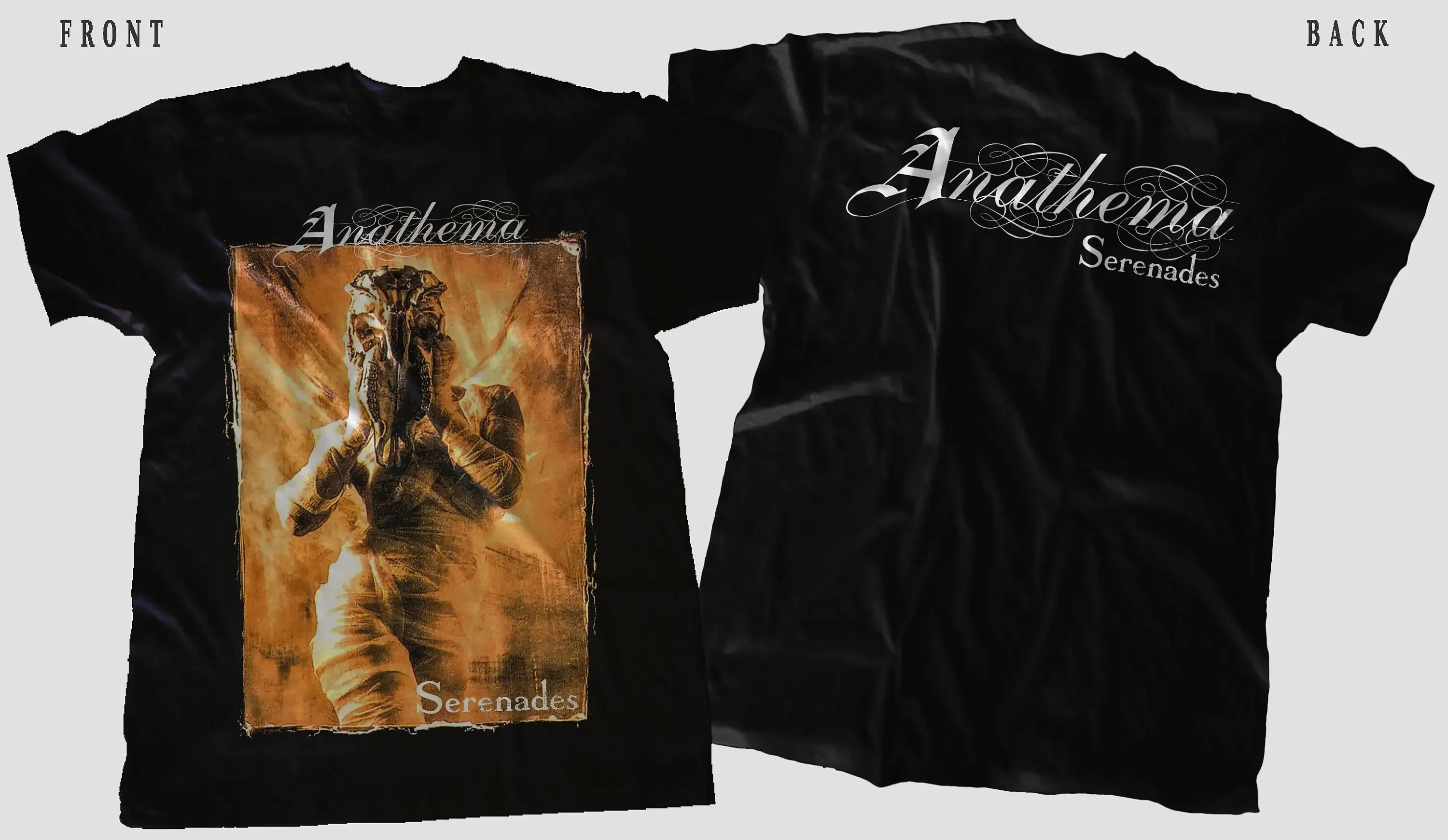 New D T G Printed T-shirt ANATHEMA Serenades Size