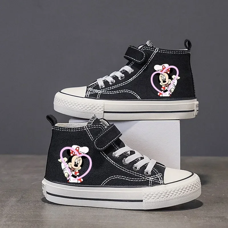 

Mickey Mouse Clubhouse High-top Low shoes Love Girl Boys Kids disney Canvas Shoes Casual Cartoon comfort Children Print Shoes 60