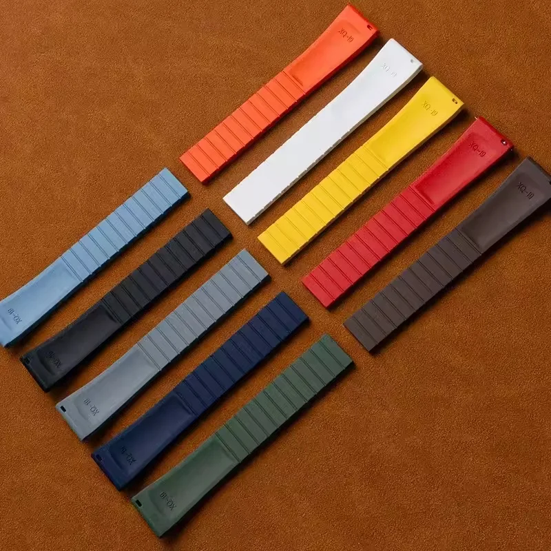 

Резиновый ремешок для часов премиум-класса CTS FKM 18/19/20/21/22 мм, быстросъемные ремешки для часов, водонепроницаемый браслет для дайвинга, черный