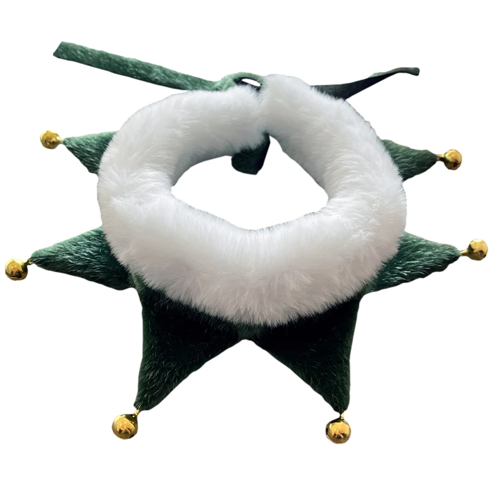 

Christmas Pet Scarf Dog Clothing Warm Winter Accessories Cat Scarf XS Size Soft Comfortable Holiday Style Pet Supply