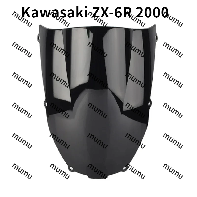 

Kawasaki Ninja ZX6R 2000 2001 2002 Double Bubble Windshield Deflection Protector