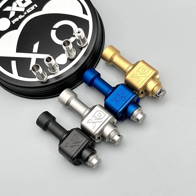 

vape WICK'D XO RBA Boro Bridge Single Coil Rebuildable Tank Atomizer with 5pcs Air Pins for Billet / BB / Boro Mod