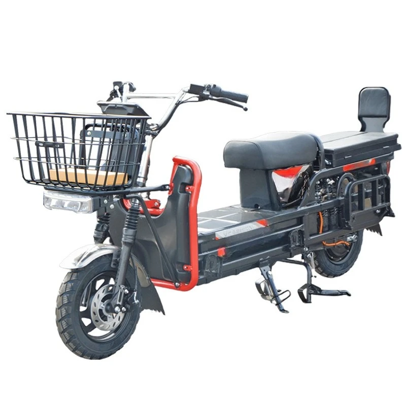 Electric vehicle 72V battery car two-wheeled cargo climbing high-speed electric motorcycle