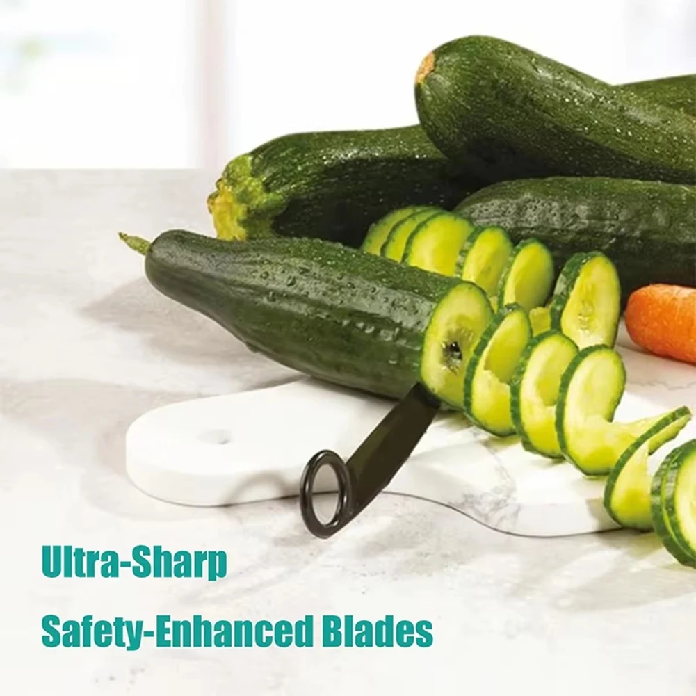 -FQYL Versatile V-Shaped Knife Spiral Cutter For Artistic Fruit And Vegetable Patterns
