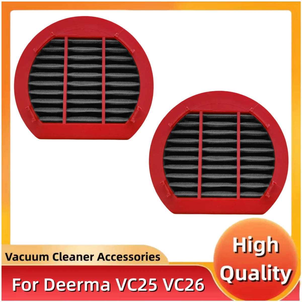 Vacuum Cleaner Washable Hepa Filter for Xiaomi Deerma VC25 VC26 Handle Vacuum Cleaner Spare Parts Accessories Filter