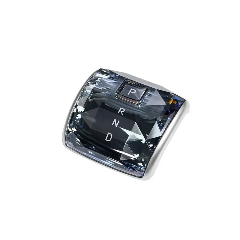 Shark Style Crystal Gear Shift Knob Car Central Control Shift Lever Head Interior Modification Accessory