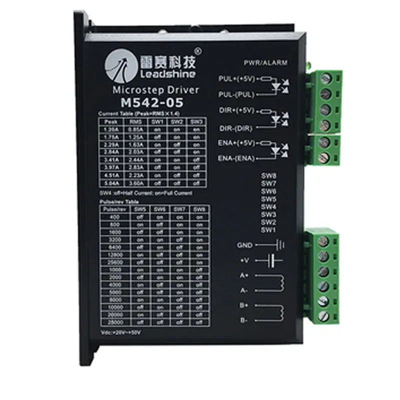 Оригинальный драйвер шагового двигателя Leadshine DM542 M542C DM542S 57 M542 M542-05