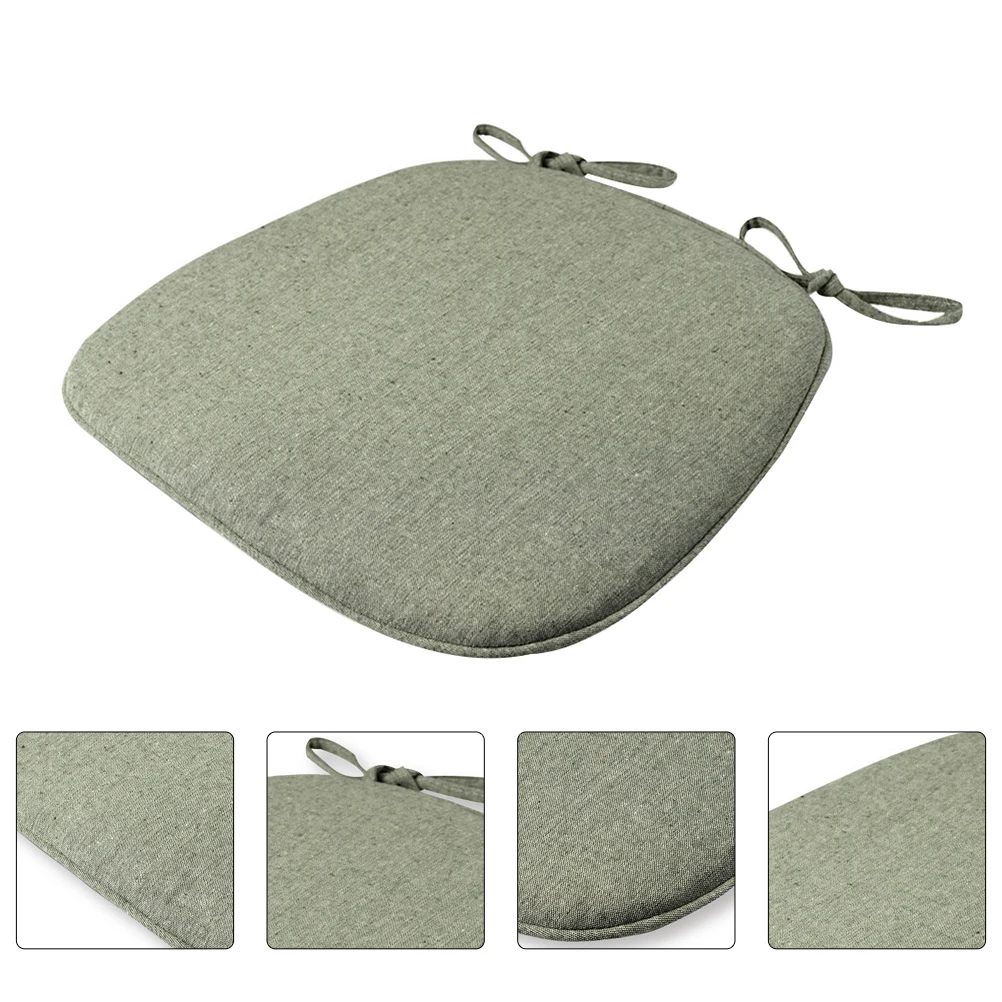 

1 pc Linen Chair Seat Cushion Soft Breathable Office Sofa Tatami Cushion Washable Comfortable Supportive Pad For Dining Rocking