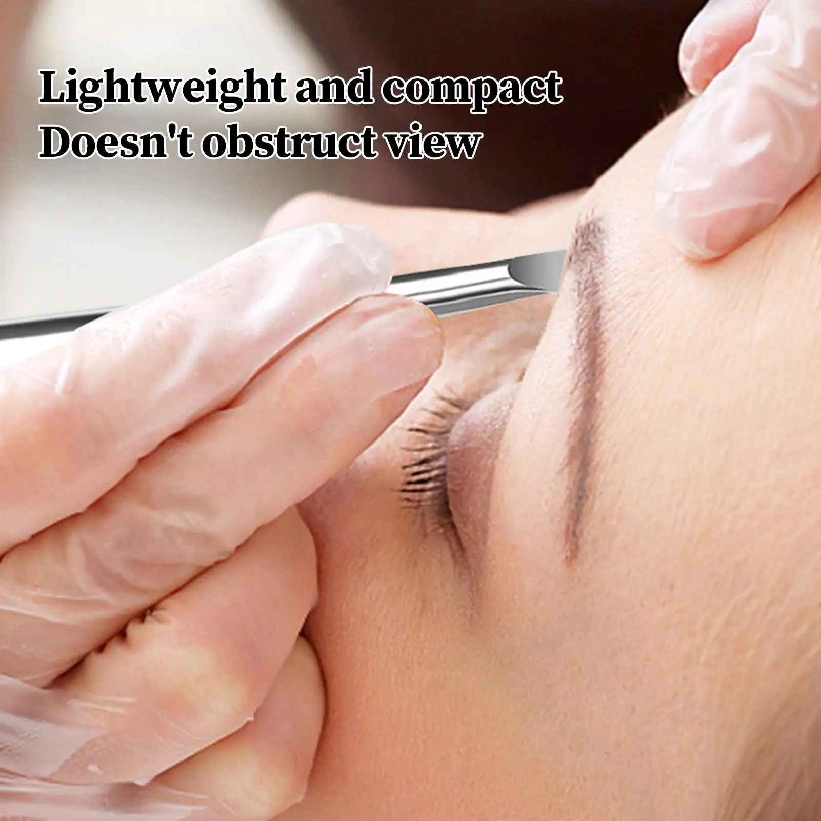 Pince à épiler pour épilation des sourcils en acier inoxydable, pince à épiler de précision pour poils du visage, excellent outil pour plumer les poils de la barbe