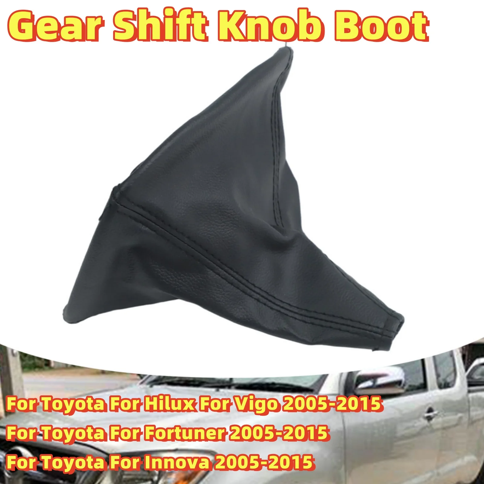 

Чехол переключения передач для Toyota Hilux, Vigo, Fortuner, для Innova 2005-2015, кожаный пылезащитный чехол, ручка переключения передач