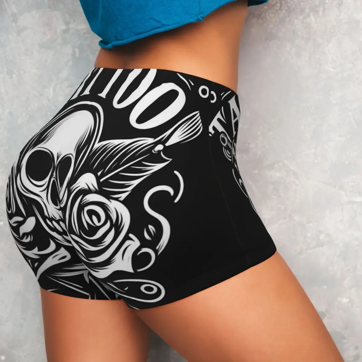 Custom Custom Bib Tattoo Artist Tattooists Yoga Shorts Women Gym Workout Running Athletic Volleyball Biker Shorts