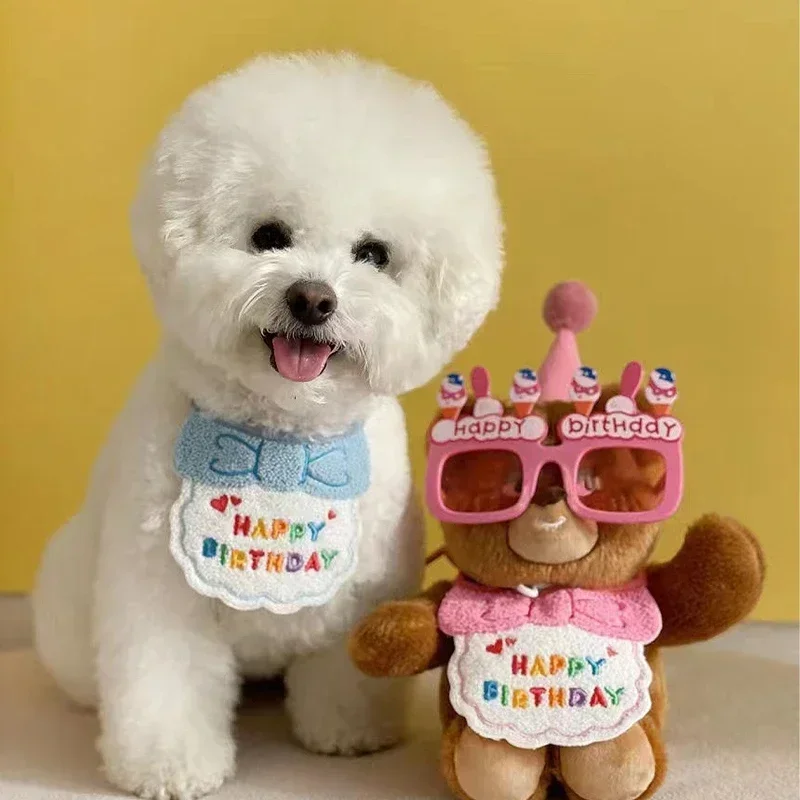 

Ins Cat Bib Hats For Photography Props Cat Supplies Doy Dress Up For Birthday Party Hat Bib Dog Pet Cloth Cute Birthday