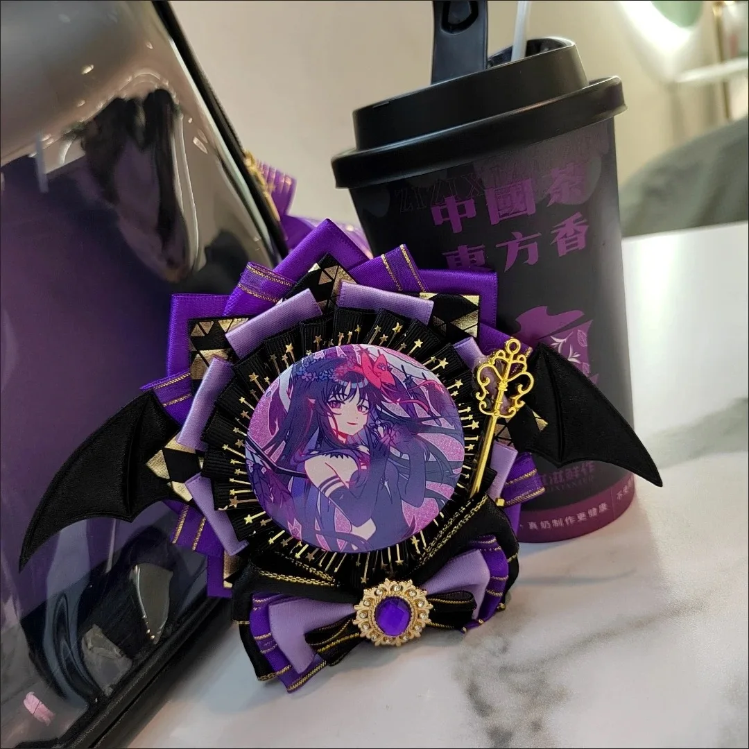 New Arrival Angel and Little Devil handmade Badge Holder Itabag Decoration women ita bag Accessories Ribbon bowknot