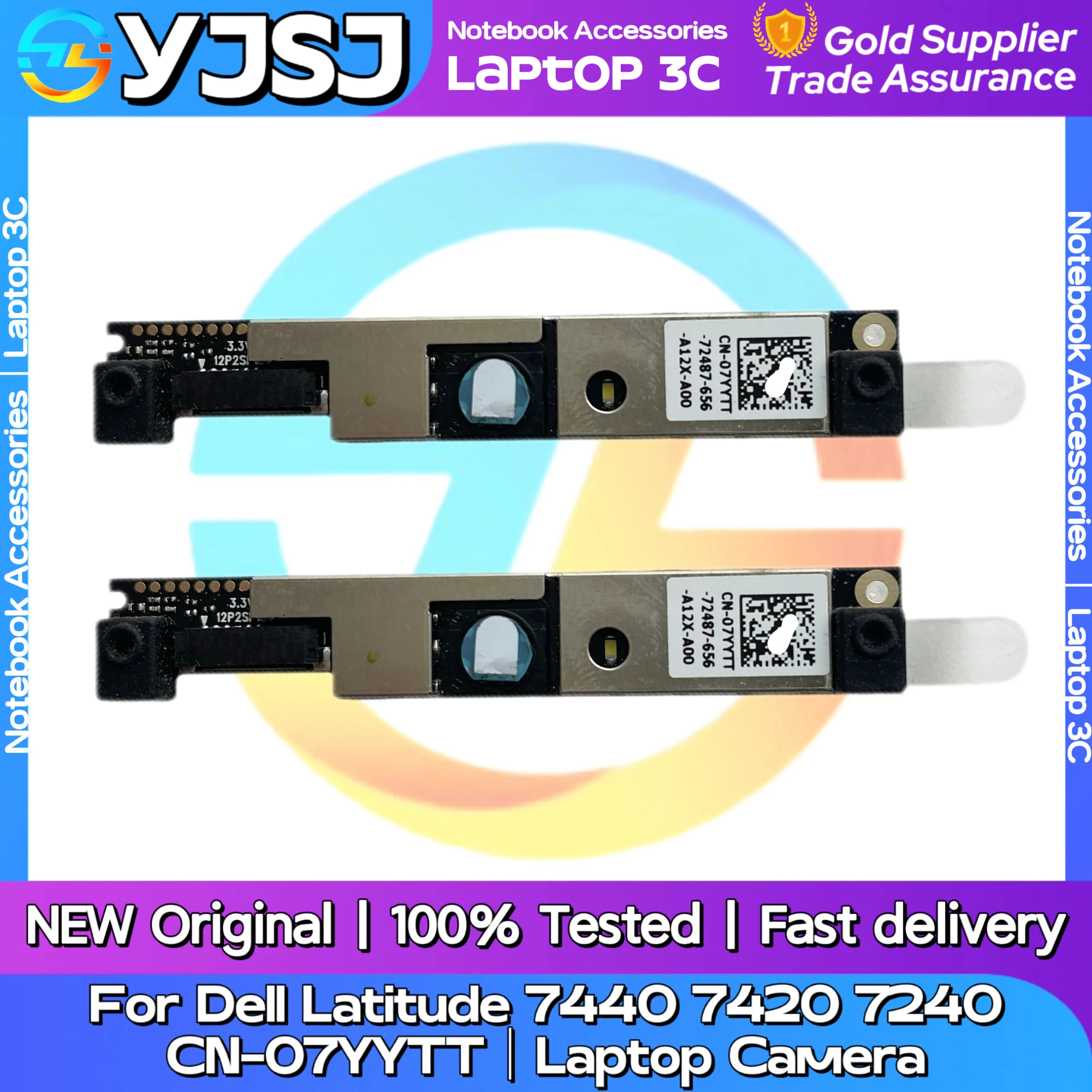 

New Original Laptop Notebook Camera For Dell Latitude 7440 7420 7240 Video Head Module CN-07YYTT Front Camera