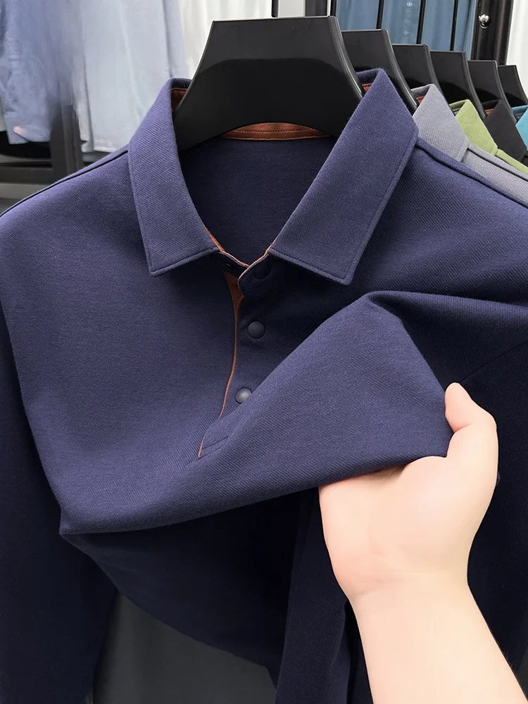 

Мужская хлопковая рубашка Lormen: повседневная, деловая, однотонная, с воротником на пуговицах, для мужчин среднего и молодого возраста...