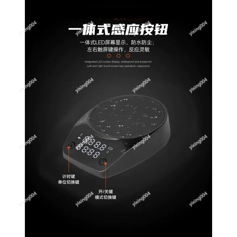 Mini Espresso Scale with Timer Palm Size Coffee Weighing Tool