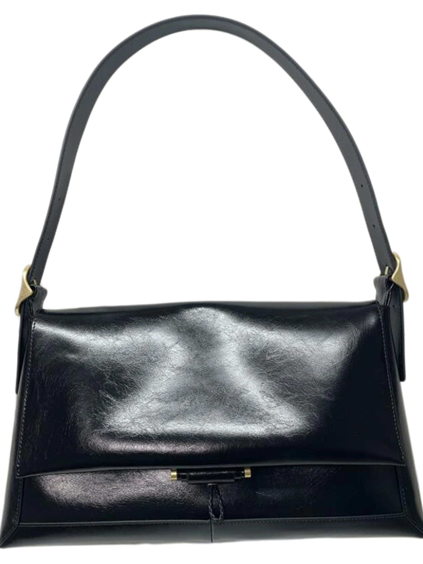 

Authentic Loeuvre Tote Bag Genuine Leather oulder Bag Yoon Young Underarm Bag Rectangular ape Magnetic Bule Closure