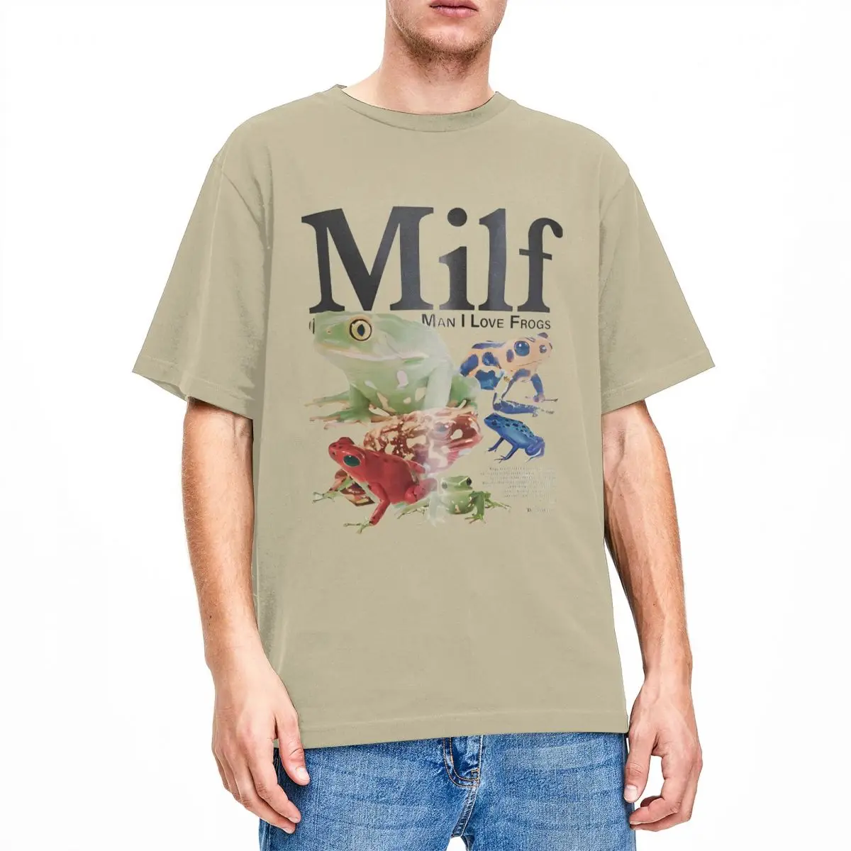 Men Women T-Shirt Milf Man I Love Frogs T Shirts Harajuku Active Summer Tee Shirt Awesome Custom DIY Cotton Tops Plus Size 5XL