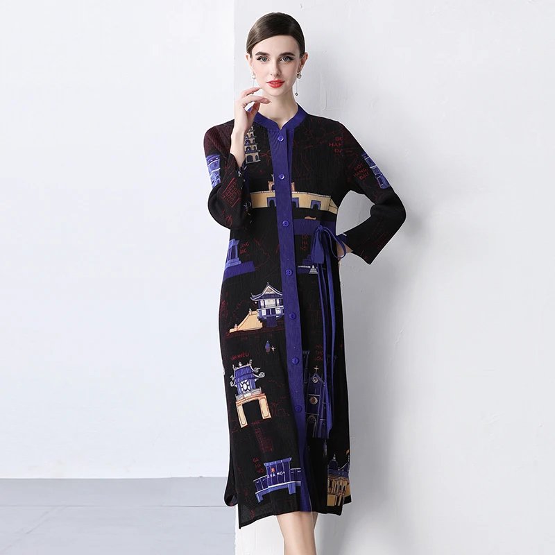 ربيع وصول قميص نسائي فستان المتخصصة الراقية سليم المناسب الشكل الاغراء الحد من العمر الوقوف طوق أزرار صف واحد