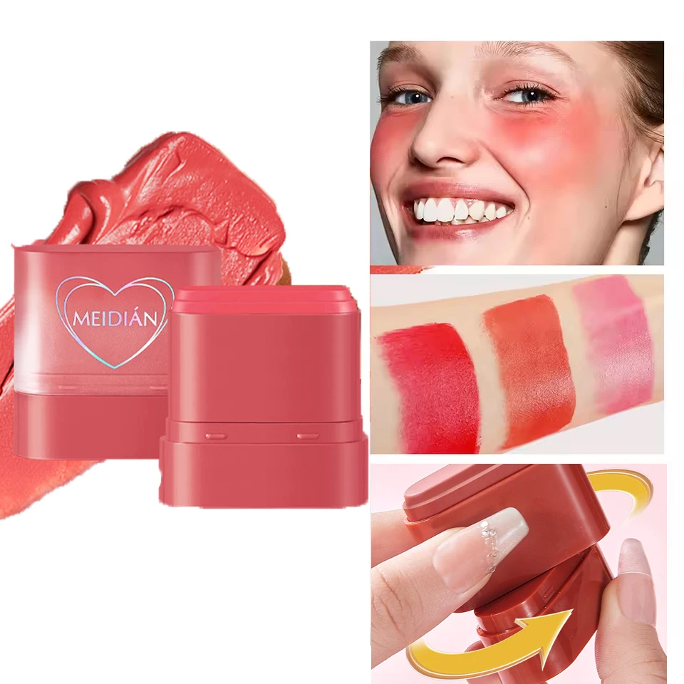 多機能クリームコンターブラッシュスティック防水長持ち簡単カラーデリケートな耐湿性フェイス輪郭ペン