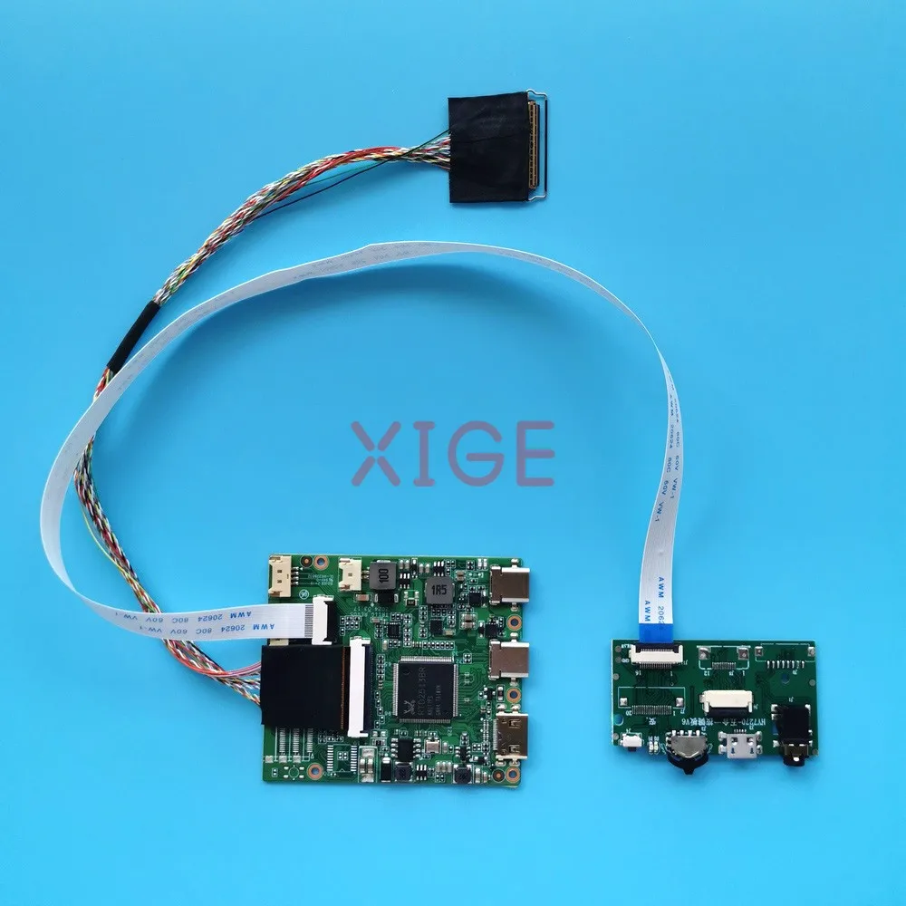 

For LTN101AT03-801/401/301/101 40-Pin LVDS Laptop Screen 1366x768 TYPE-C USB-C Mini-HDMI 10.1" Driver Controller Board Kit DIY
