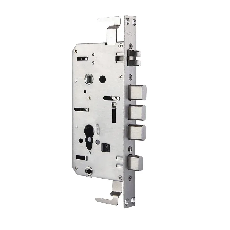 

All-steel anti-theft door fingerprint lock intelligent lock body large cylinder double active double fast lock body household