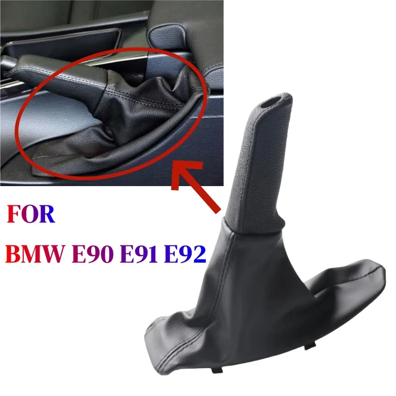 

Handbrake Lever Knob with leather cover for BMW 3 SERIES E90 E91 E92 2004-2013 Car Refit Accessory 7155622