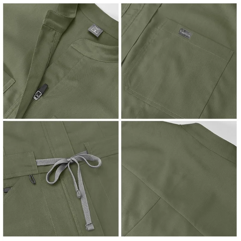 Wholesale Medical Apparel Scrub Uniform Women Short Sleeved Scrubs Jumpsuit Medical Hospital Clothing Scrub Uniforms with Pocket