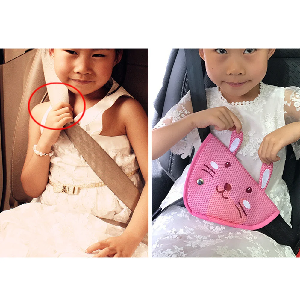 

Adjuster Pad for Kids Seatbelt Shoulder Lap Protector Comfortable Breathable Seatbelt Clip Accessories