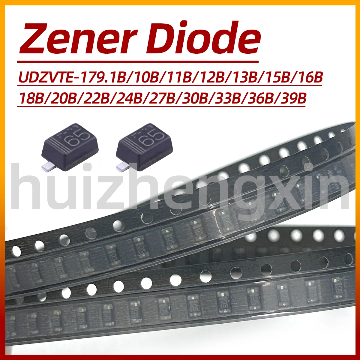 20PCS UDZVTE-179.1B/10B/11B/12B/13B/15B/16B/18B/20B/22B/24B/27B/30B/33B/36B/39B SOD-323F Zener Diode 200mw