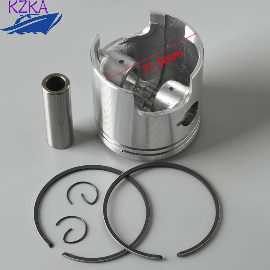 

Dia:71.5MM PISTON SET With Rings (OS:0.5) 12110-96353-050 For Suzuki Outboard 2T DT20 DT25 DT30 12110-96353 Boat accessories