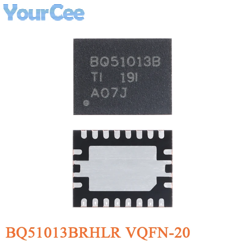 5pcs/1pc BQ51013BRHLR VQFN-20 BQ51013B Fully Integrated Wireless Power Receiver IC Chip